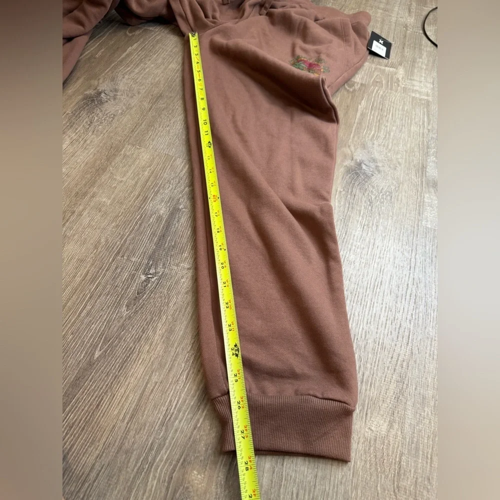 NWT Hurley Fleece Sweatpants Brown Medium